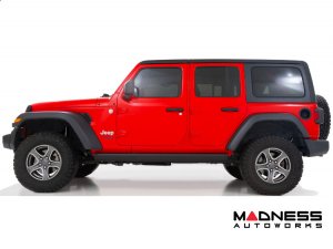 Jeep Wrangler JL Side Steps - Power Running Boards - Rough Country - E-Boards - Lighted